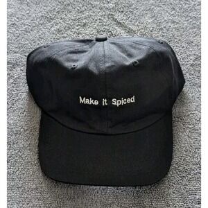 BACARDI MAKE IT SPICED BLACK ADJUSTABLE‎ BASEBALL HAT CAP